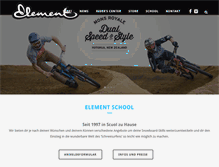 Tablet Screenshot of element-scuol.ch